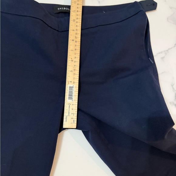 Talbots Chaltham blue crop pants size 4P. - Picture 3 of 6